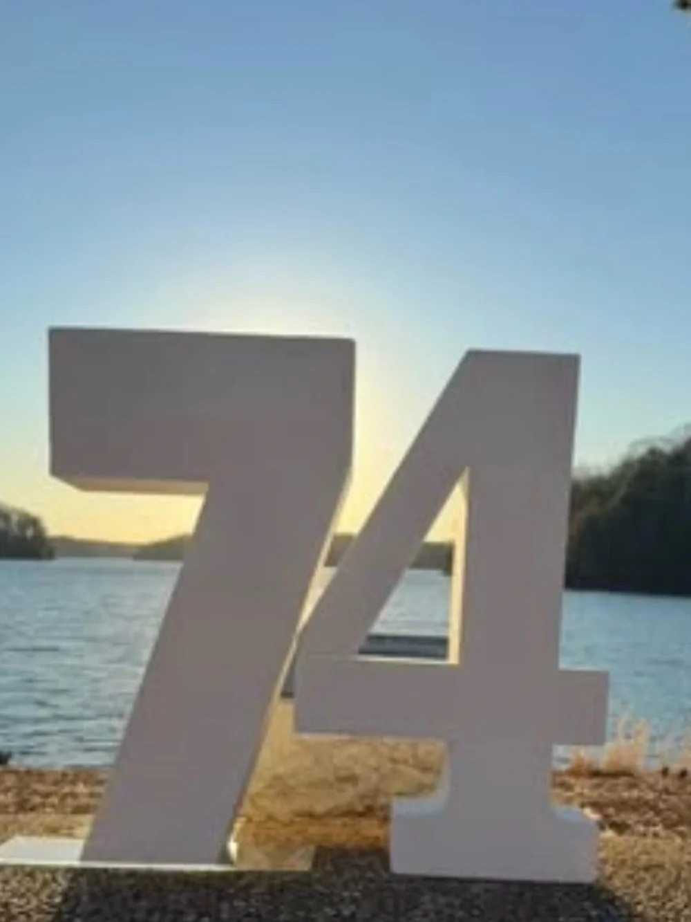 “30’’ Foam Numbers | 30, 40, 50, 70, 71, 73, 74, 45 Birthday Event Foam Decor